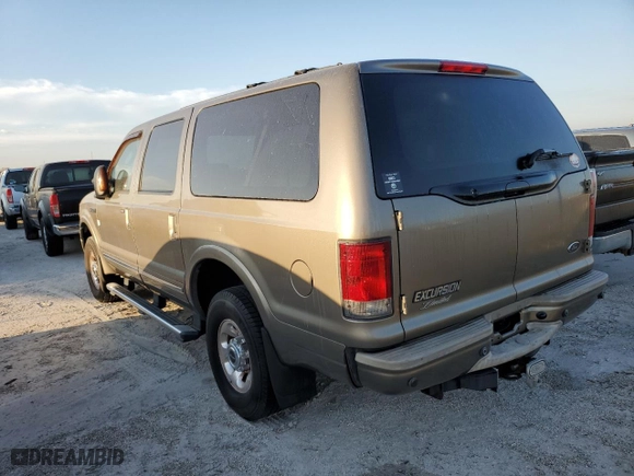 2005 Ford Excursion Limited with VIN 1FMSU43P65EA57791, listed as a Copart auction lot 75117214 with 0 mi miles and Salvage Title. Bid and sale history available at carsss.com. Image 2.