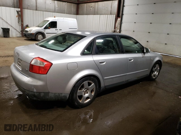 2003 Audi A4 1.8T с VIN WAULC68E83A164339, выставлен на аукционе Copart как лот 59754025 с пробегом 128 434 миль миль и Чистый • Clean title. История ставок и продаж доступна на DreamBid. Изображение 3.