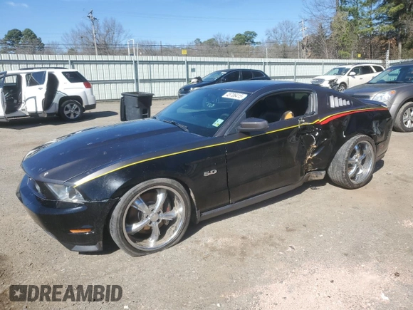 2011 Ford Mustang GT with VIN 1ZVBP8CF3B5103385, listed as a Copart auction lot 45706415 with 125,207 mi miles and Salvage Title. Bid and sale history available at carsss.com. Image 1.