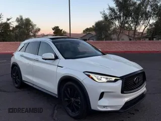 2019 Infiniti QX50 Essential with VIN 3PCAJ5M32KF106005, listed as a Copart auction lot 47985135 with 60,656 mi miles and Salvage Title. Bid and sale history available at DreamBid. Image 1.
