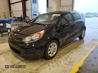 2012 Kia Rio LX with VIN KNADM5A36C6017394, listed as a Copart auction lot 54950815 with 121,300 mi miles and Clean Title. Bid and sale history available at DreamBid. Image 1.