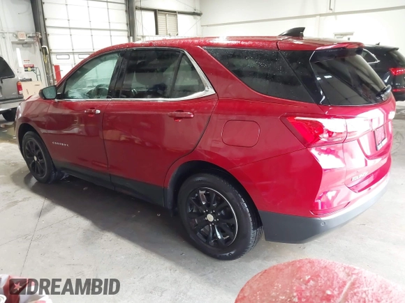 2020 Chevrolet Equinox LT with VIN 3GNAXKEV0LS568625, listed as a IAAI auction lot 41954187 with 66,987 mi miles and . Bid and sale history available at carsss.com. Image 3.