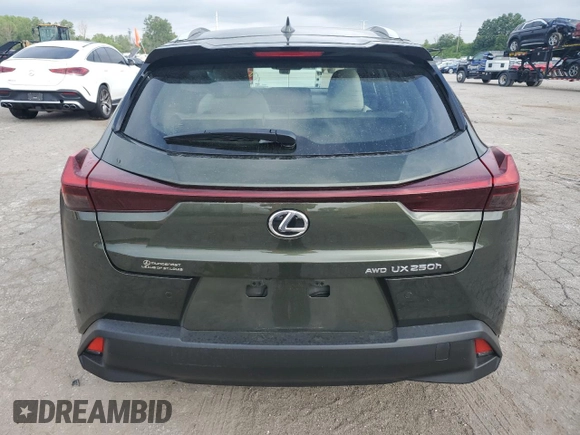 2024 Lexus UX 250h Premium с VIN JTHP9JBH8R2072433, выставлен на аукционе Copart как лот 57704904 с пробегом 9 397 миль миль и Списание • Salvage title. История ставок и продаж доступна на DreamBid. Изображение 6.