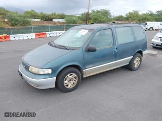 1997 Nissan Quest XE with VIN 4N2DN1114VD806288, listed as a IAAI auction lot 41280822 with 162,106 mi miles. Bid and sale history available at carsss.com. Image 2.