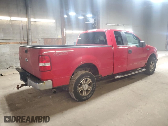 2008 Ford F-150 XLT with VIN 1FTPX14558FB32878, listed as a Copart auction lot 52386485 with 54,125 mi miles and Clean Title. Bid and sale history available at carsss.com. Image 3.