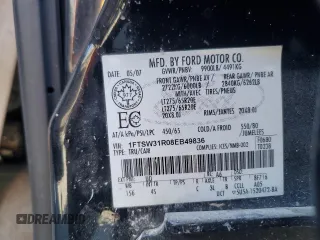 2008 Ford F-350 XL z VIN 1FTSW31R08EB49836, wystawiony jako Copart lot #63876975 z przebiegiem 273 563 mil mil oraz Szkoda całkowita • Salvage title. Historia ofert i sprzedaży dostępna na DreamBid. Obrazek 12.