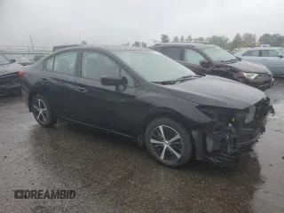2019 Subaru Impreza Premium with VIN 4S3GKAD67K3602392, listed as a Copart auction lot 58961245 with 35,749 mi miles and Salvage title. Bid and sale history available at DreamBid. Image 4.