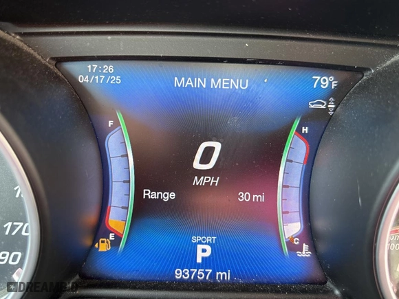 2017 Maserati Levante with VIN ZN661XUS4HX243145, listed as a Copart auction lot 53916465 with 93,757 mi miles and Clean Title. Bid and sale history available at carsss.com. Image 8.