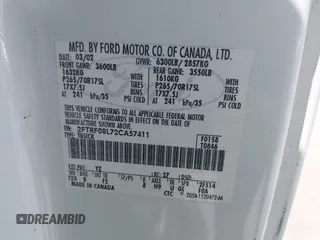 2002 Ford F-150 с VIN 2FTRF08L72CA57411, выставлен на аукционе IAAI как лот 42569215 с пробегом 95 881 миль миль и . История ставок и продаж доступна на DreamBid. Изображение 9.