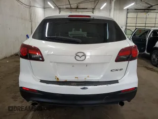 2015 Mazda CX-9 Sport with VIN JM3TB2BV9F0458308, listed as a Copart auction lot 53378565 with 176,095 mi miles and Salvage Title. Bid and sale history available at carsss.com. Image 6.