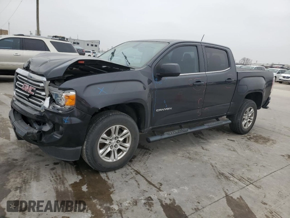 2020 GMC Canyon 2WD SLE with VIN 1GTG5CEN4L1249969, listed as a Copart auction lot 43792235 with 40,017 mi miles and Salvage Title. Bid and sale history available at carsss.com. Image 1.