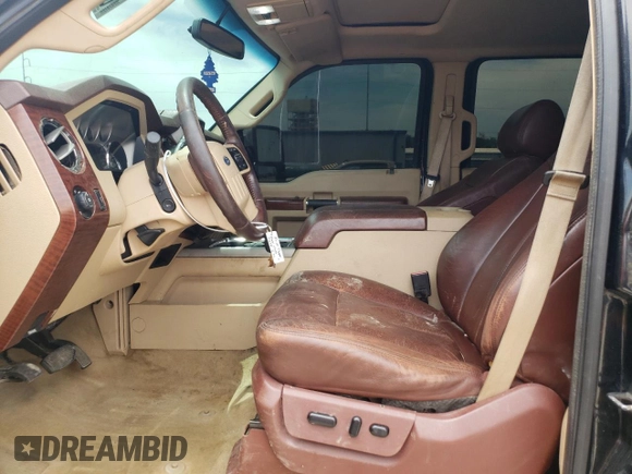 2014 Ford F-250 XL with VIN 1FT7W2BT2EEB50315, listed as a Copart auction lot 61084655 with 268,445 mi miles and Salvage title. Bid and sale history available at DreamBid. Image 7.