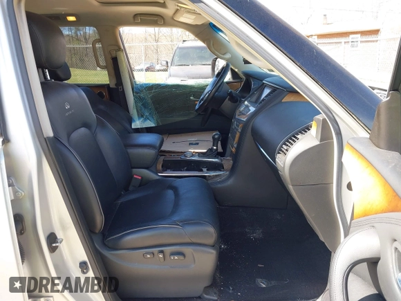 2011 Infiniti QX56 7-passenger with VIN JN8AZ2NE4B9003884, listed as a IAAI auction lot 41790480 with 108,118 mi miles. Bid and sale history available at carsss.com. Image 5.