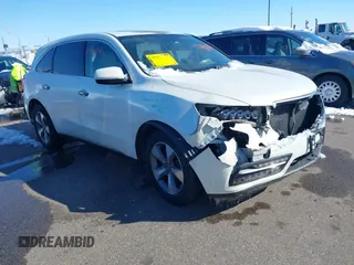 2014 Acura MDX with VIN 5FRYD4H20EB036430, listed as a IAAI auction lot 41741086 with 154,184 mi miles. Bid and sale history available at carsss.com. Image 1.