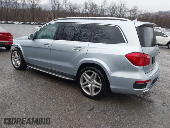 2016 Mercedes-Benz GL with VIN 4JGDF7DE3GA655476, listed as a IAAI auction lot 41710919 with 164,831 mi miles. Bid and sale history available at carsss.com. Image 3.