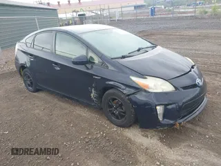 2013 Toyota Prius One with VIN JTDKN3DU5D1633618, listed as a IAAI auction lot 42125827 with 300,000 mi miles. Bid and sale history available at carsss.com. Image 1.