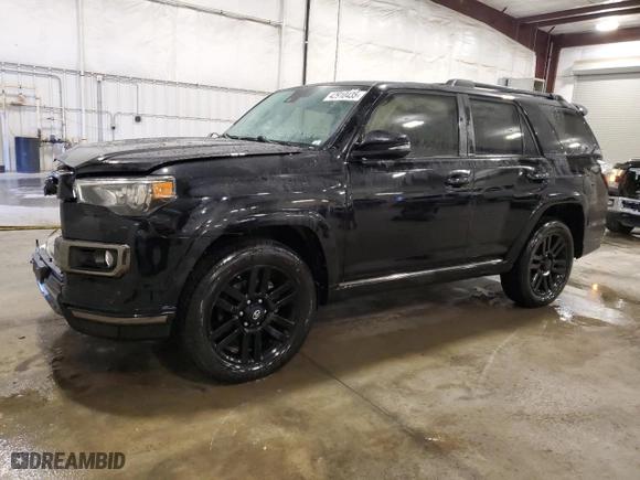 2020 Toyota 4Runner SR5 with VIN JTEBU5JR4L5739608, listed as a Copart auction lot 42910435 with 106,423 mi miles and Non Repairable. Bid and sale history available at carsss.com. Image 1.