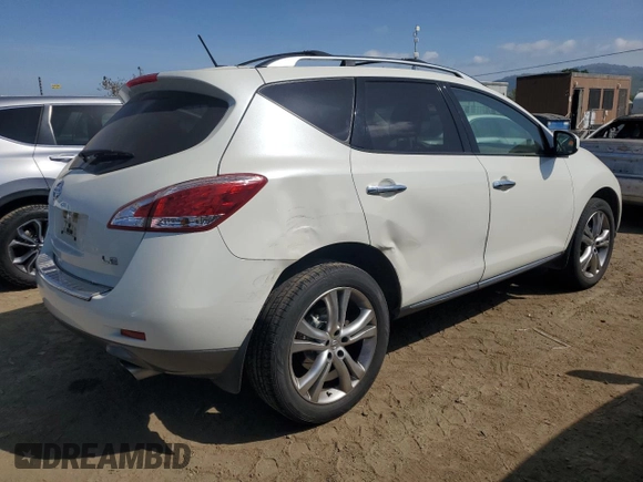 2011 Nissan Murano LE with VIN JN8AZ1MU8BW051828, listed as a Copart auction lot 53504425 with 177,819 mi miles and Salvage Title. Bid and sale history available at carsss.com. Image 3.