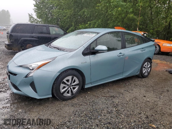 2017 Toyota Prius Two z VIN JTDKBRFU0H3056466, wystawiony jako Copart lot #56998045 z przebiegiem 67 056 mil mil oraz Szkoda całkowita • Salvage title. Historia ofert i sprzedaży dostępna na DreamBid. Obrazek 1.
