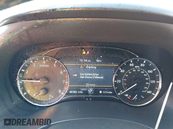 2021 Infiniti QX80 Luxe with VIN JN8AZ2AE1M9272448, listed as a IAAI auction lot 41661947 with 60,183 mi miles and . Bid and sale history available at DreamBid. Image 7.