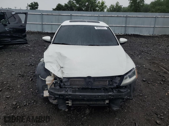 2017 Volkswagen Jetta GLI with VIN 3VW4T7AJ6HM342390, listed as a Copart auction lot 60408825 with 124,050 mi miles and Salvage title. Bid and sale history available at DreamBid. Image 5.