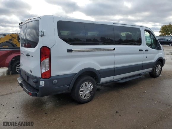2015 Ford Transit Passenger Wagon XL with VIN 1FBZX2YG3FKA79794, listed as a Copart auction lot 77747364 with 77,693 mi miles and Salvage Title. Bid and sale history available at carsss.com. Image 3.