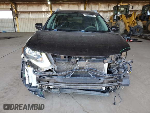 2018 Nissan Rogue S with VIN 5N1AT2MT1JC819560, listed as a Copart auction lot 53821785 with 57,197 mi miles and Salvage Title. Bid and sale history available at carsss.com. Image 5.