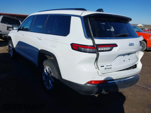 2022 Jeep Grand Cherokee Limited z VIN 1C4RJKBG7N8622646, wystawiony jako IAAI lot #41322751 z przebiegiem 37 728 mil mil oraz . Historia ofert i sprzedaży dostępna na DreamBid. Obrazek 3.