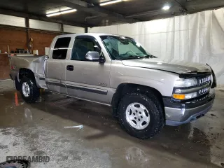 2002 Chevrolet Silverado 1500 LS with VIN 2GCEK19T121391198, listed as a Copart auction lot 50971045 with 179,463 mi miles and Salvage Title. Bid and sale history available at carsss.com. Image 4.