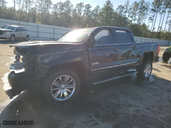 2017 Chevrolet Silverado 1500 High Country with VIN 3GCUKTEC5HG282658, listed as a Copart auction lot 88658205 with 0 mi miles and Non Repairable. Bid and sale history available at carsss.com. Image 1.