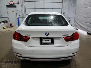 2017 BMW 4 Series 430i xDrive with VIN WBA4F9C39HG813301, listed as a Copart auction lot 55651145 with 142,752 mi miles and Salvage title. Bid and sale history available at DreamBid. Image 6.