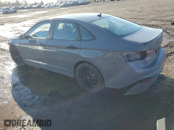 2024 Volkswagen Jetta 40th Anniversary Edition with VIN 3VW9T7BU7RM004058, listed as a Copart auction lot 79098874 with 23,451 mi miles and Salvage title. Bid and sale history available at DreamBid. Image 2.