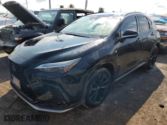 2023 Lexus NX with VIN 2T2KGCEZ1PC017382, listed as a Copart auction lot 76878784 with 1,950 mi miles and Non Repairable. Bid and sale history available at carsss.com. Image 1.
