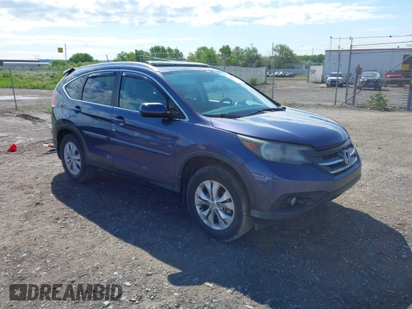 2013 Honda CR-V EX-L with VIN 2HKRM4H79DH650376, listed as a IAAI auction lot 42405752 with 216,225 mi miles and . Bid and sale history available at DreamBid. Image 1.