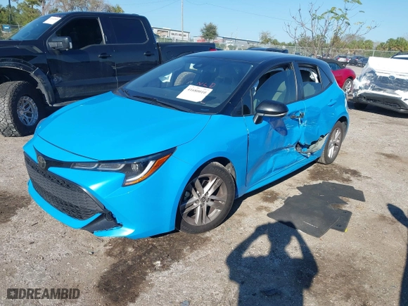 2020 Toyota Corolla Hatchback SE with VIN JTND4RBE9L3088466, listed as a IAAI auction lot 41680010 with 115,261 mi miles. Bid and sale history available at carsss.com. Image 17.