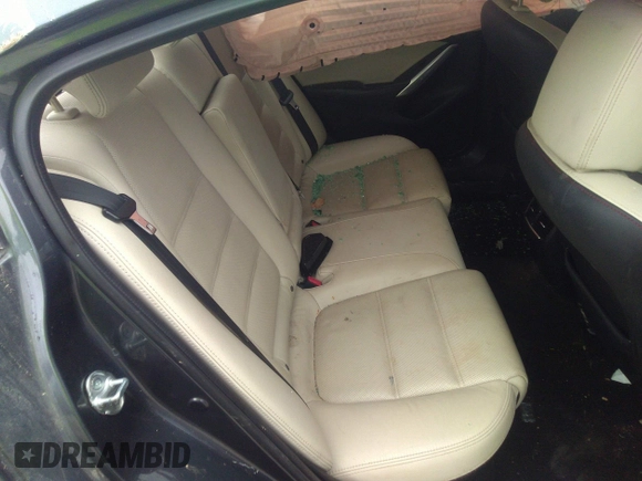 2014 Mazda 6 i Grand Touring with VIN JM1GJ1W60E1160555, listed as a IAAI auction lot 41785387 with Not Provided miles. Bid and sale history available at carsss.com. Image 8.