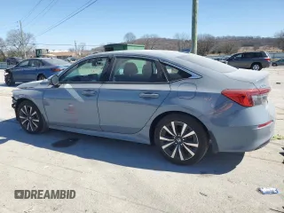 2024 Honda Civic Sedan EX with VIN 2HGFE1F78RH307996, listed as a Copart auction lot 46915995 with 12,324 mi miles and Salvage Title. Bid and sale history available at carsss.com. Image 2.