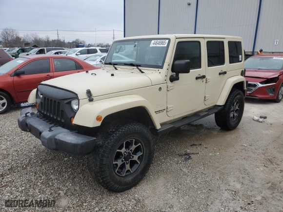2011 Jeep Wrangler Unlimited Sahara with VIN 1J4BA5H19BL562457, listed as a Copart auction lot 44646965 with 184,155 mi miles and Salvage Title. Bid and sale history available at carsss.com. Image 1.