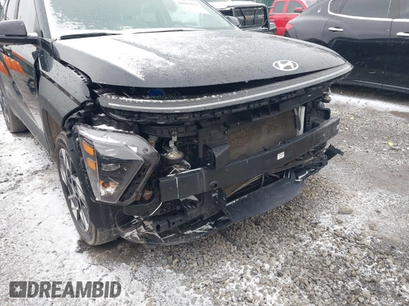 2024 Hyundai Kona SEL with VIN KM8HBCAB8RU085752, listed as a IAAI auction lot 40961834 with 17,974 mi miles. Bid and sale history available at carsss.com. Image 6.