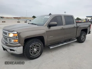 2015 Chevrolet Silverado 1500 LT with VIN 3GCPCREC0FG226377, listed as a Copart auction lot 55690185 with 116,141 mi miles and Salvage Title. Bid and sale history available at DreamBid. Image 1.