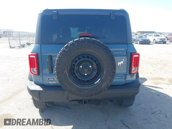 2022 Ford Bronco with VIN 1FMDE5AP8NLB71317, listed as a IAAI auction lot 41847695 with 21,484 mi miles and . Bid and sale history available at DreamBid. Image 16.
