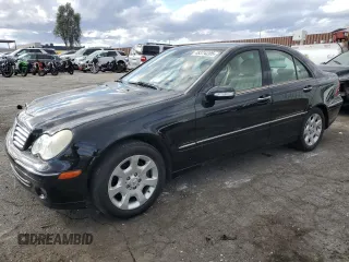 2006 Mercedes-Benz C 280 Luxury with VIN WDBRF54HX6A855597, listed as a Copart auction lot 48374205 with 158,508 mi miles and Salvage Title. Bid and sale history available at DreamBid. Image 1.