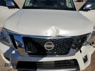 2020 Nissan Armada Platinum with VIN JN8AY2NF0L9360461, listed as a Copart auction lot 81579324 with 129,982 mi miles and Salvage Title. Bid and sale history available at carsss.com. Image 13.