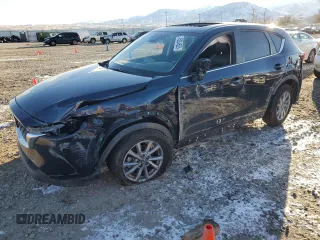 2022 Mazda CX-5 2.5 S Preferred Package with VIN JM3KFBCM0N1591439, listed as a Copart auction lot 45054655 with 56,498 mi miles and Salvage Title. Bid and sale history available at carsss.com. Image 1.
