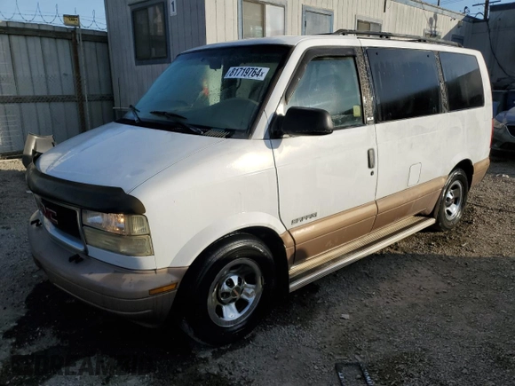 1999 GMC Safari z VIN 1GKDM19W2XB502093, wystawiony jako Copart lot #81719764 z przebiegiem 107 191 mil mil oraz Tytuł czysty. Historia ofert i sprzedaży dostępna na DreamBid. Obrazek 1.