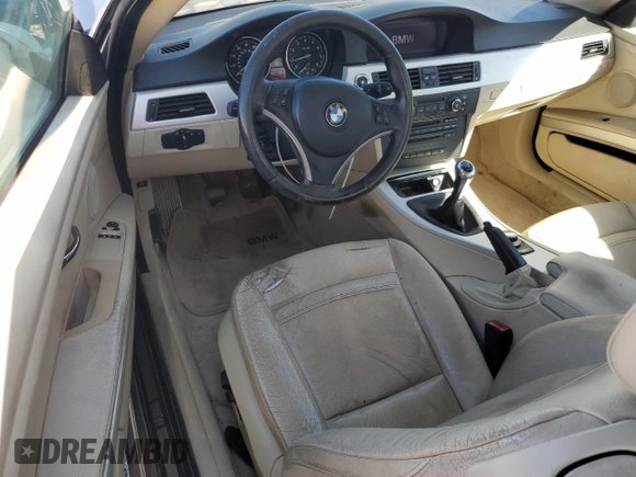 2007 BMW 3 Series 328xi with VIN WBAWV53577PF95222, listed as a Copart auction lot 73176344 with 162,683 mi miles and Salvage title. Bid and sale history available at DreamBid. Image 8.