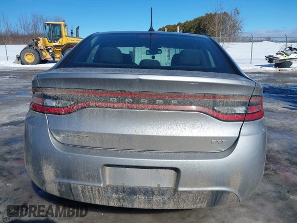 2016 Dodge Dart SXT Sport with VIN 1C3CDFFA9GD822162, listed as a IAAI auction lot 41662625 with 142,571 mi miles. Bid and sale history available at carsss.com. Image 16.