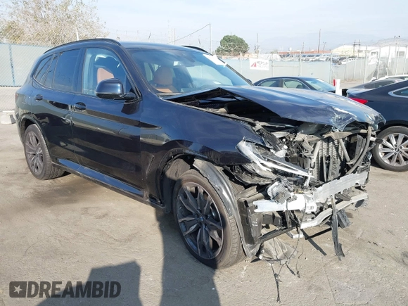2024 BMW X3 sDrive30i with VIN WBX47DP07RN272655, listed as a IAAI auction lot 41018753 with 11,330 mi miles and . Bid and sale history available at DreamBid. Image 1.