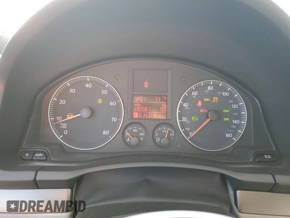 2007 Volkswagen Rabbit with VIN WVWDS71K37W097609, listed as a Copart auction lot 73602904 with 130,581 mi miles and Clean title. Bid and sale history available at DreamBid. Image 9.