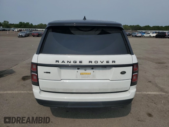 2019 Land Rover Range Rover HSE z VIN SALGS2SV4KA525727, wystawiony jako Copart lot #60327345 z przebiegiem 56 543 mil mil oraz Szkoda całkowita • Salvage title. Historia ofert i sprzedaży dostępna na DreamBid. Obrazek 6.